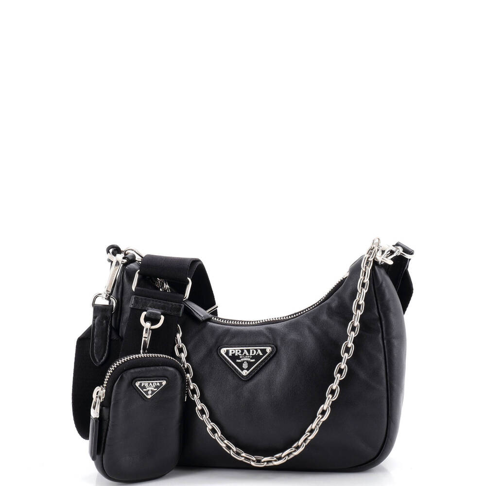Prada Small Re-Edition 2005 Shoulder Bag Nappa Leather